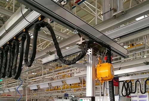 Deadweight Aluminum Rail Crane System