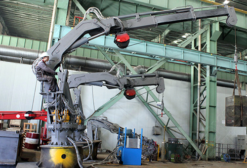360° Marine Knuckle Boom Hydraulic Deck 